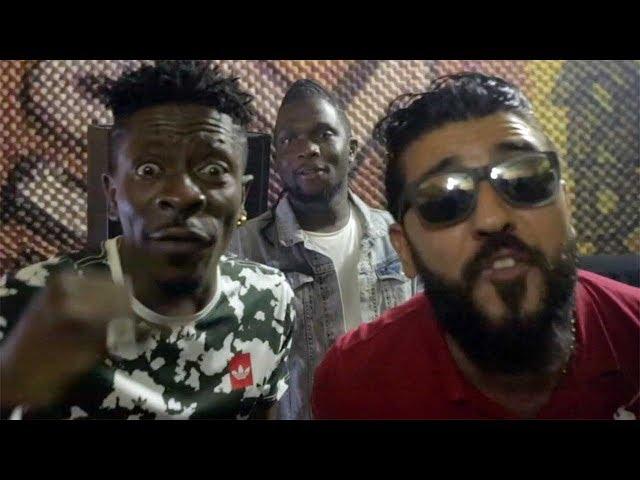 Shatta Wale  - Fun in the SM studio