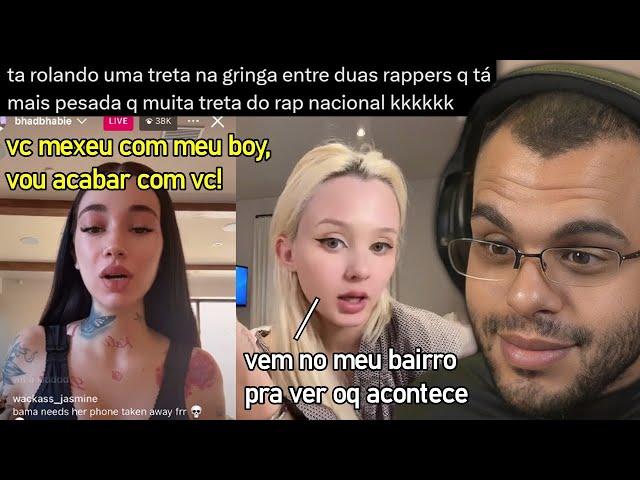 VIRALIZA NA GRINGA TRETA ENTRE DUAS RAPPERS QUE JÁ TÁ MELHOR Q AS TRETA DO TRAP NACIONAL