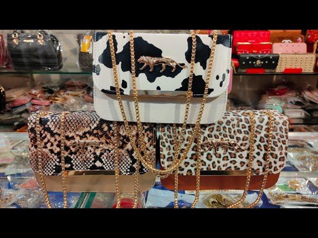 Animal prints imported sling bags || Single piece bhi wholesale rate par le