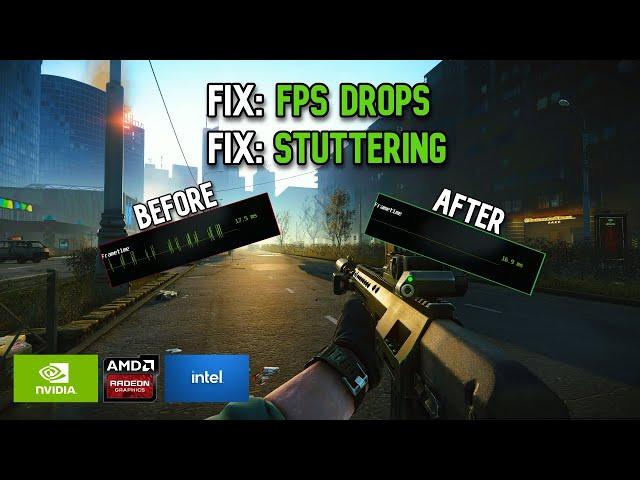 How to Fix Stuttering & FPS Drops - Escape from Tarkov | AMD | INTEL | NVIDIA