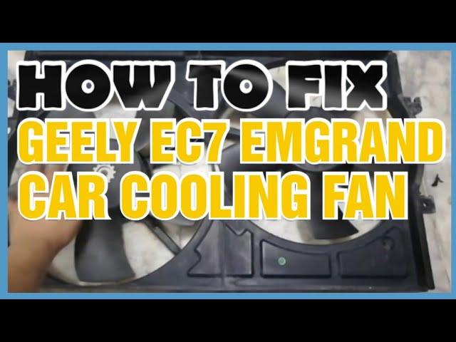 FIXING CAR COOLING FAN || DTech TV