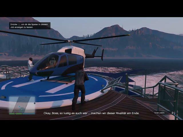 Grand Theft Auto V Durch die Seeminen, bis zur feindlichen Yacht.