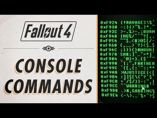 Fallout 4 - Console Commands & Cheats