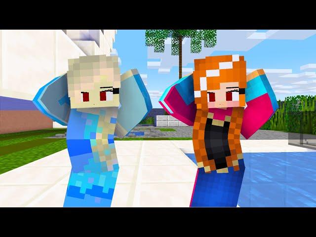 MONSTER SCHOOL : CHICKEN WING MEME ANNA AND ELSA - MINECRAFT ANIMATION