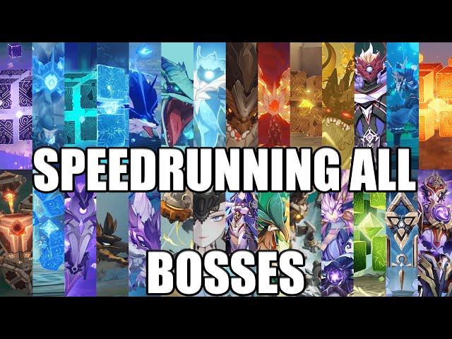 Speedrunning All Bosses In Genshin Impact