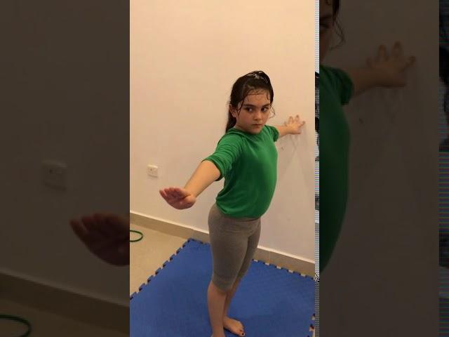 Anil shariatpanahi 8 years old. Home workout karate shotokan