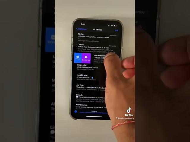 iOS 16 Features Part 10: Set an email reminder!   #tailormadetech #apple #ios16 #ios16features