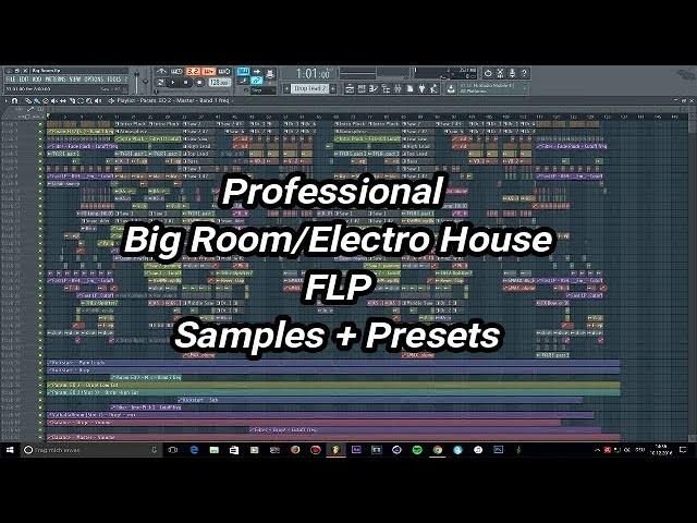 Professional EDM/Big Room House FLP Like Hardwell, Quintino, Kevu | Free Samples + Presets