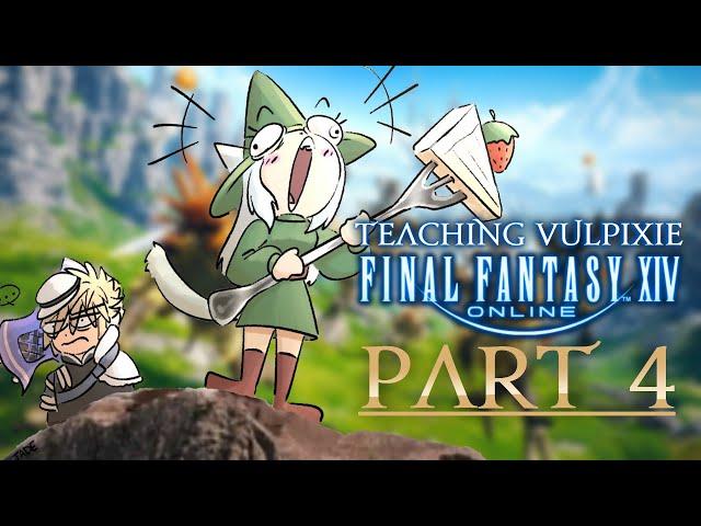THE FIRST DUNGEON | FFXIV with Vulpixie - Part 4