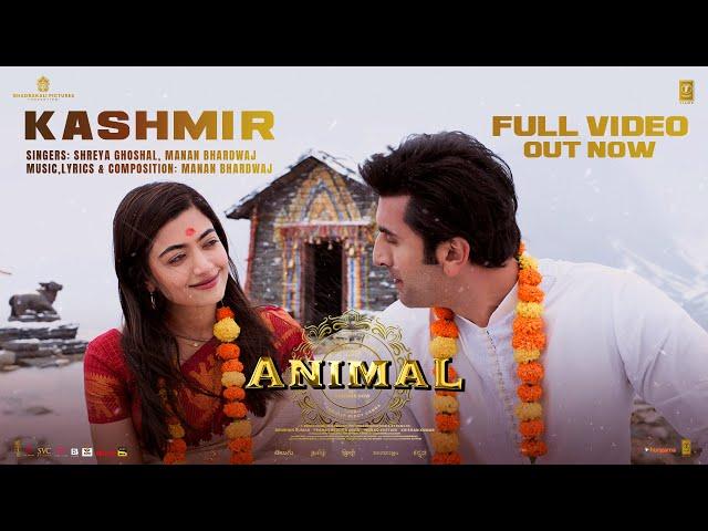 ANIMAL: Kashmir (Full Video) Ranbir Kapoor,Rashmika M | Sandeep V | Shreya G,Manan B | Bhushan K