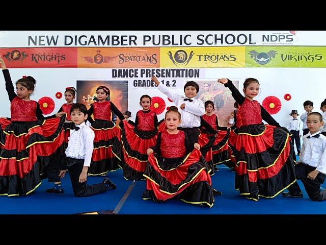 Spanish Dance by kids || warrior Spanish music || Grade 1 presentation