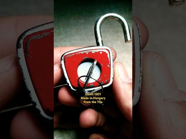 Elzett Warded Padlock #security #lock #hungary #old #manufacturing