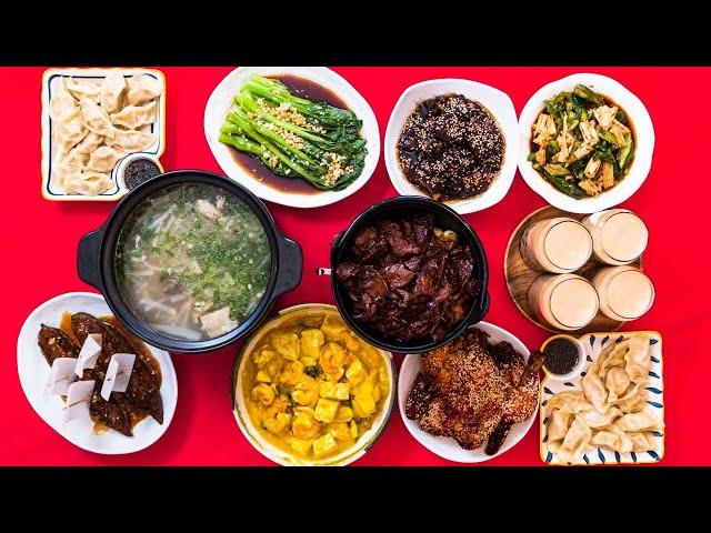 Cooking a Chinese New Year Reunion Dinner: From Prep to Plating (10 dishes included)