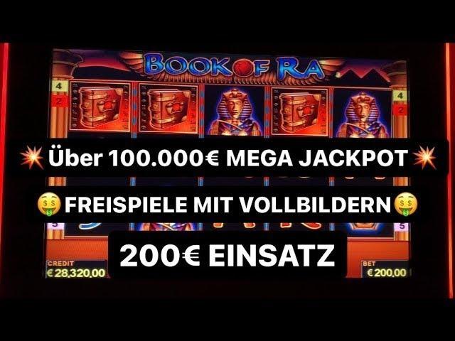 BOOK OF RA AUF 200€ FREISPIELE 100 000€ MEGA JACKPOT  Vollbildern Novoline zocken Casino Spielothek