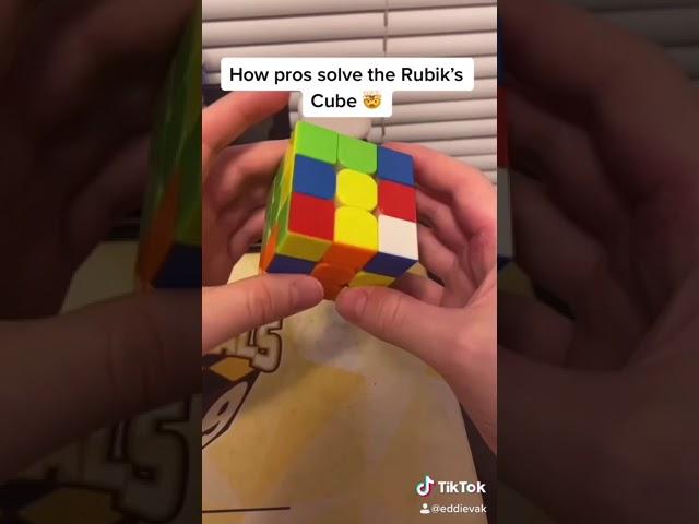 How Pros solve the Rubik’s Cube 