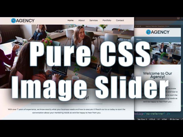 Pure CSS Image Slider with HTML5 & CSS3