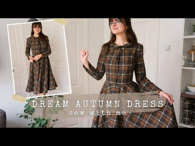 Making My Dream Vintage Autumn Dress  Sew With Me