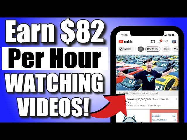 Earn $82.50 Per Hour Watching Youtube Videos! | (Earn Money Online in 2021)