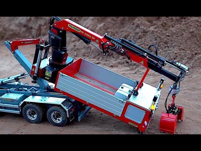 RC TRUCK MAN TGS WITH PALFINGER CRANE - ScaleART