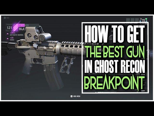 HOW TO GET THE BEST GUN IN GHOST RECON BREAKPOINT - M4A1 BLUEPRINT