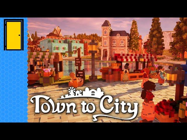My Marvellous Mediterranean Masterpiece | Town To City (Cozy Voxel City Builder - Demo)