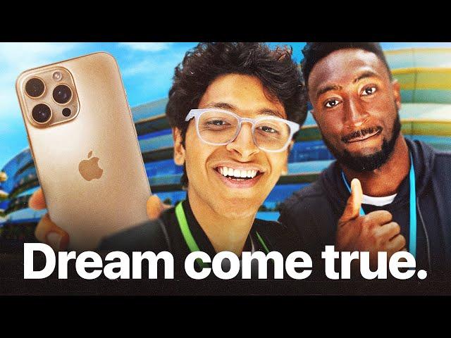 My FIRST APPLE EVENT ft. MKBHD, Technical Guruji | iPhone 16 Pro Max First Look