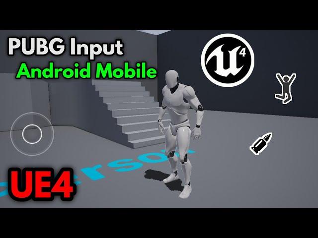 UE4 Android Mobile Touch Input Like PUBG Mobile | How to Make input like PUBG In Unreal Engine Video