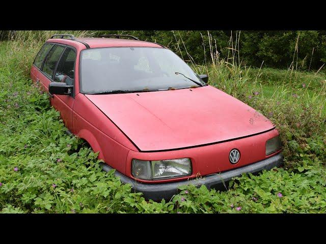 Starting 1991 Volkswagen Passat B3 1.6TD After 17 Years