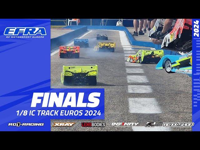 EFRA 1/8th Nitro Track Euros - Finals Day - LIVE!