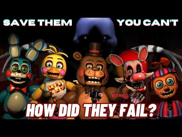 Who were the Toy Animatronics? (Fnaf's Broken Security Guards)
