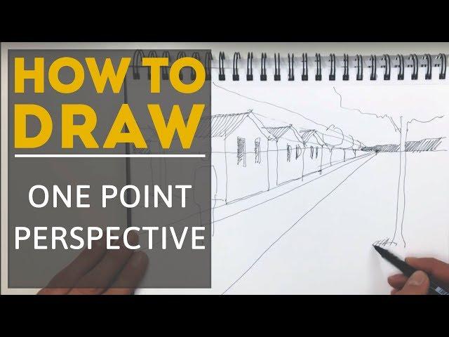 How to Draw a One Point Perspective