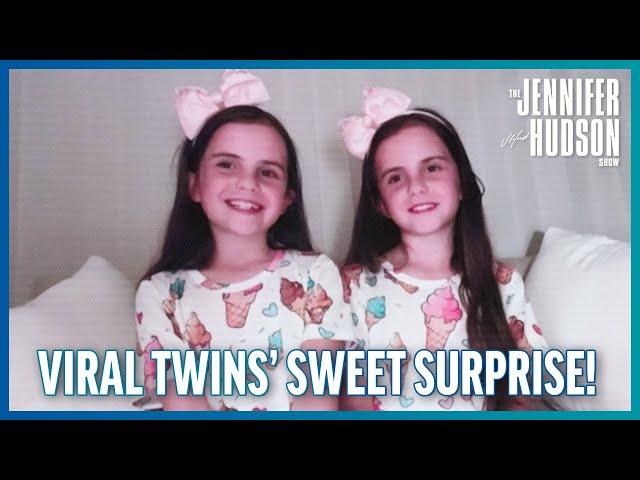 Viral Ice Cream-Loving Twins Get Sweet Surprise