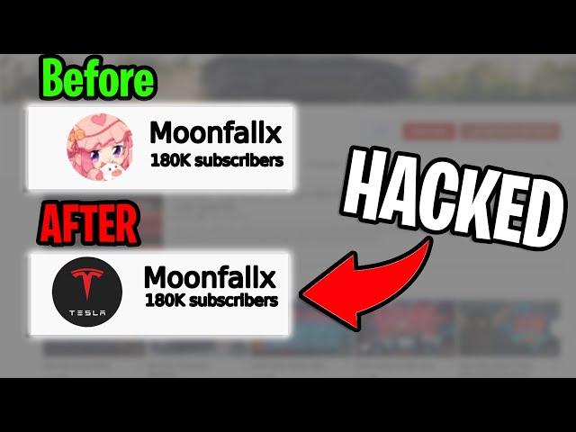 This Roblox Youtuber got hacked... @Moonfallx