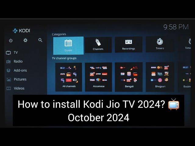 How to Install Kodi Jio TV | Complete Guide 2024 | ~Msk | #googletv #kodi #jiotv