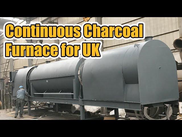 Continuous Charcoal Furnace For UK | Shipment Video for Exporting Charcoal Machine to the UK