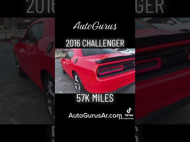 2016 Dodge Challenger 57K Miles AutoGurusAr.com #ringoswhips #cardealership #arkansas #littlerock