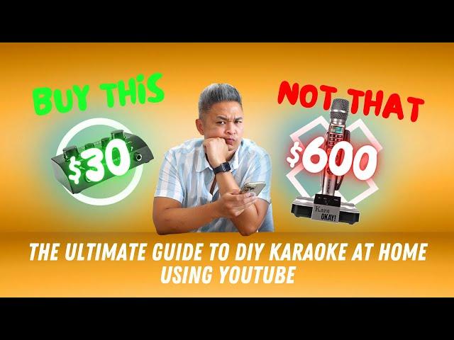 Karaoke at Home: The Cheapest DIY Karaoke Setup Using YouTube!