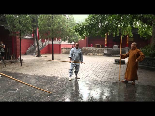 Shaolin Temple Stick Combat Training Kanishka Sharma