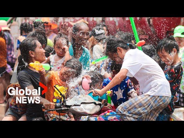 Thailand’s annual Songkran water festival kicks off with a splash in Bangkok