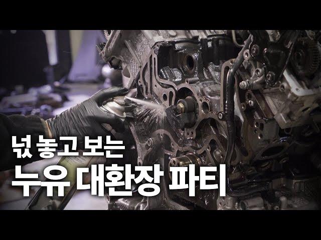 넋 놓고 보는 무한 힐링 엔진 세척쇼 / audi a6 55 tdi