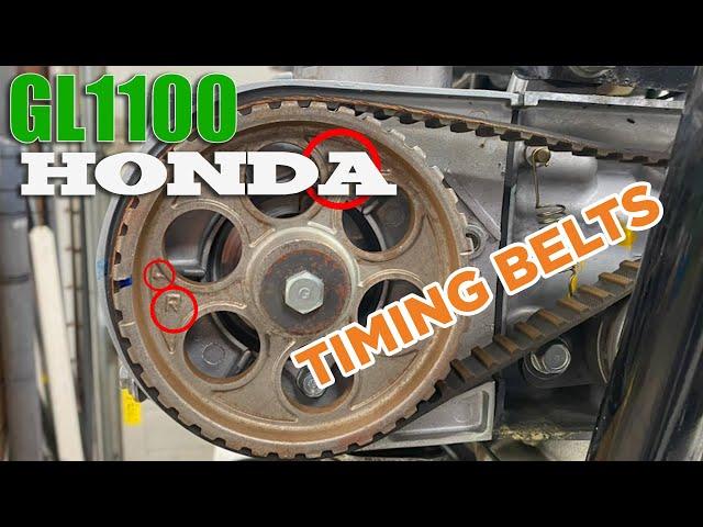 REPLACING THE TIMING BELTS ON MY HONDA GL1100 GOLDWING