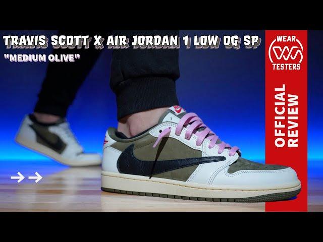 Travis Scott x Air Jordan 1 Low OG SP Medium Olive