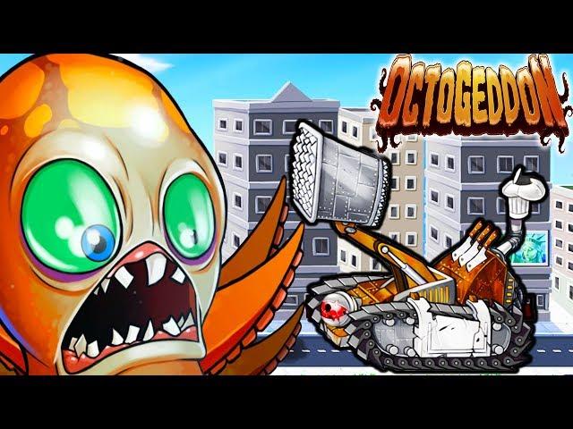 BETTER NOT TO ANGER THE OCTOPUS! Octopus MUTANT Destroys the CITY - Octogeddon