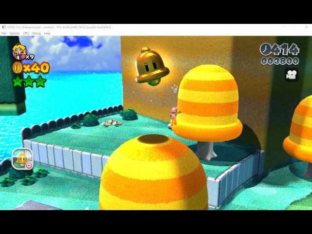 CEMU 1.5.1 Mario 3D World [Vsync OFF]