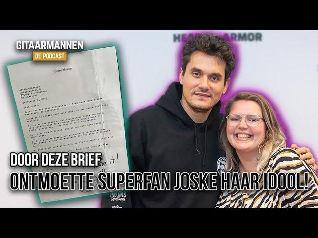 Hoe Joske Haar Idool John Mayer Ontmoette dankzij Één Brief