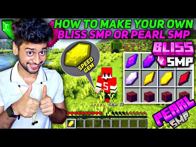 How To Make Your Own Bliss SMP / Pearl SMP  || 100% Working || Hindi Tutorial 