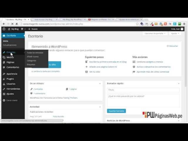 Tutorial Wordpress Español - URLs Amigables