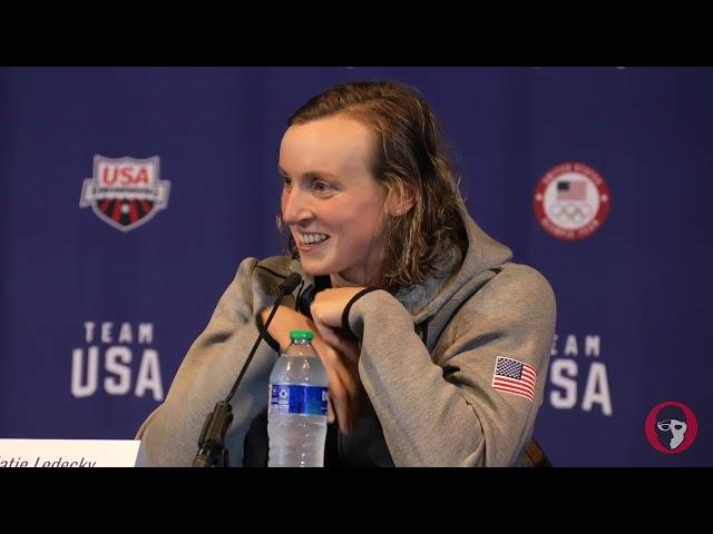 2021 US Olympic Trials Press Conferences: Katie Ledecky, Katie Grimes