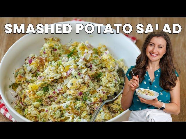 Smashed Potato Salad Recipe | The Best Side Dish for Any Occasion