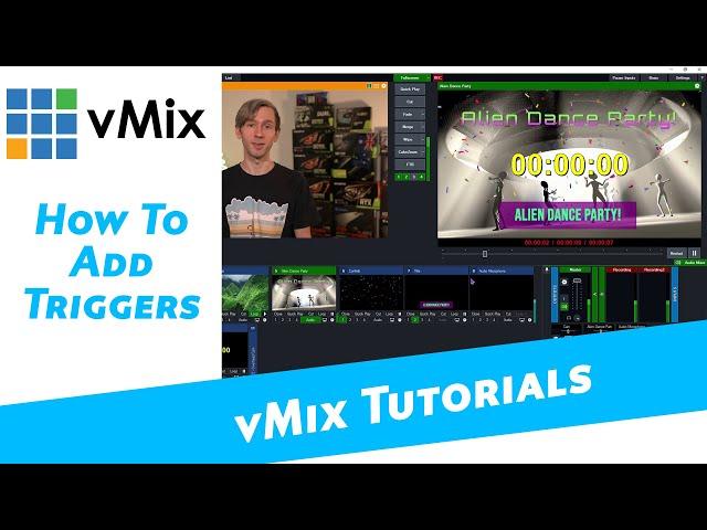 vMix Tutorials- How to add vMix Triggers. Help automate your production with input based shortcuts!